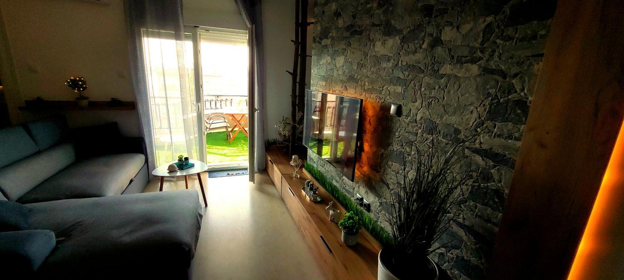 Sky View Suite Serres Bagian luar foto