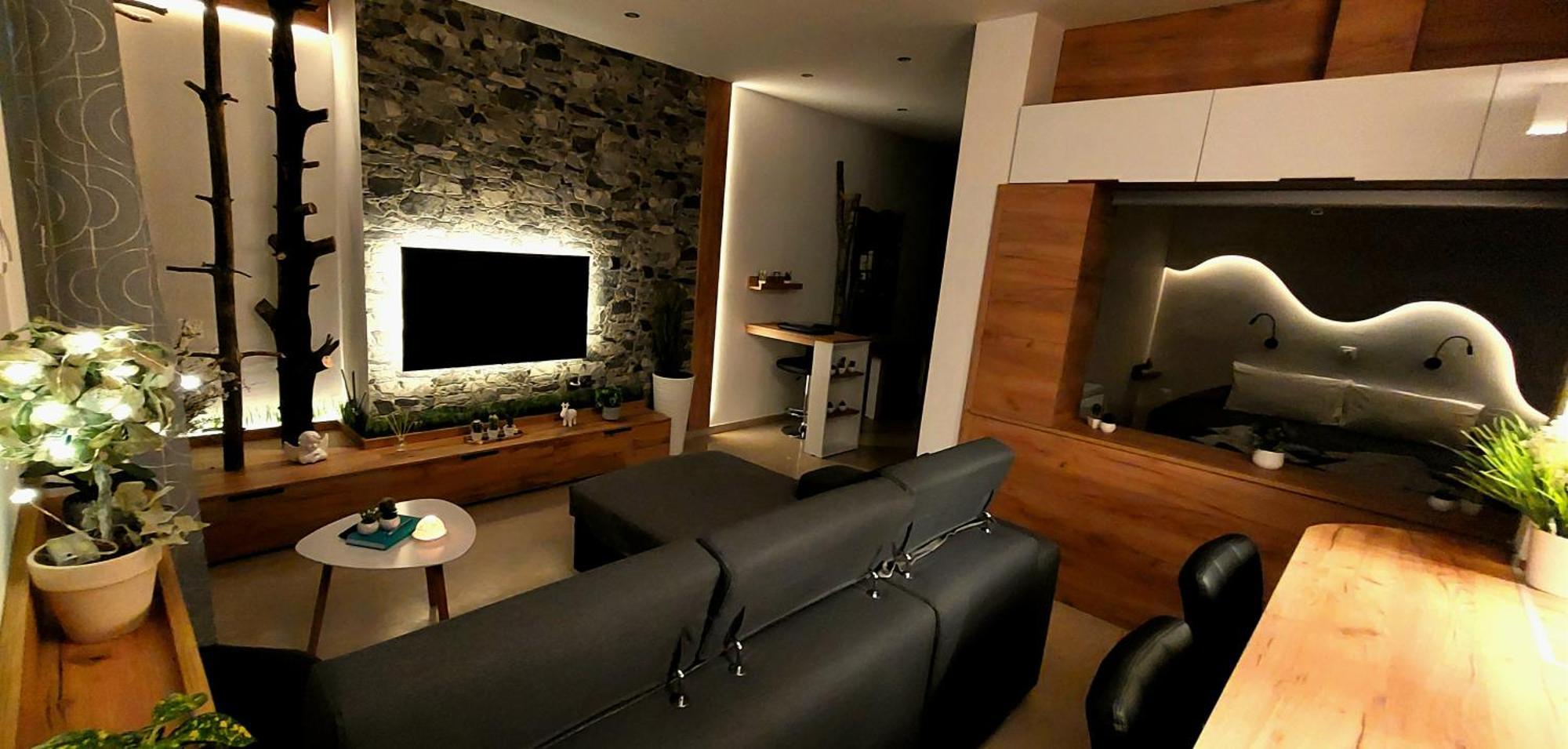 Sky View Suite Serres Bagian luar foto