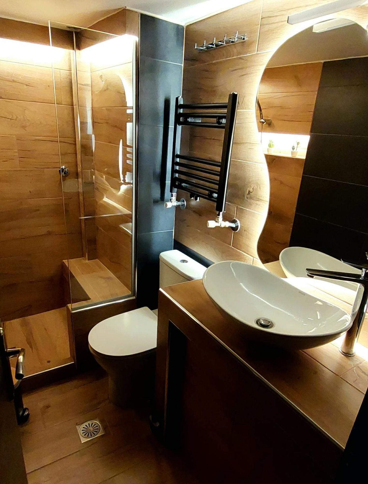 Sky View Suite Serres Bagian luar foto