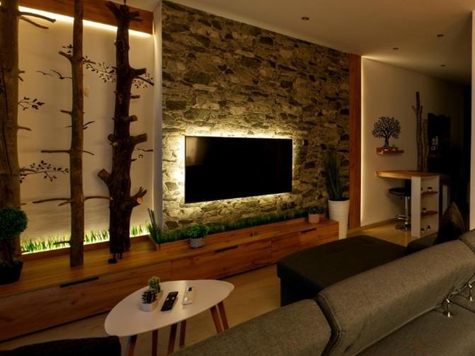 Sky View Suite Serres Bagian luar foto