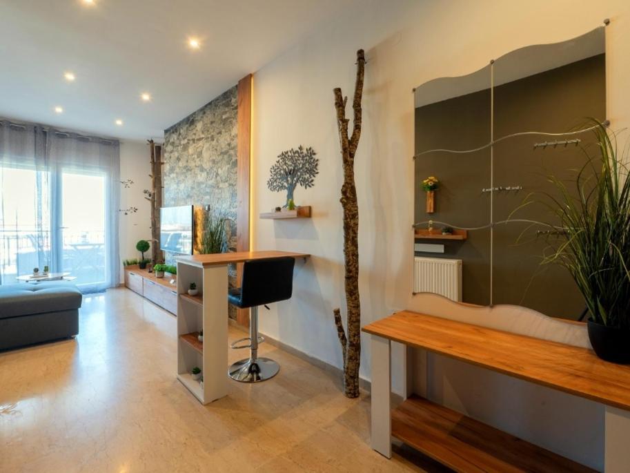 Sky View Suite Serres Bagian luar foto
